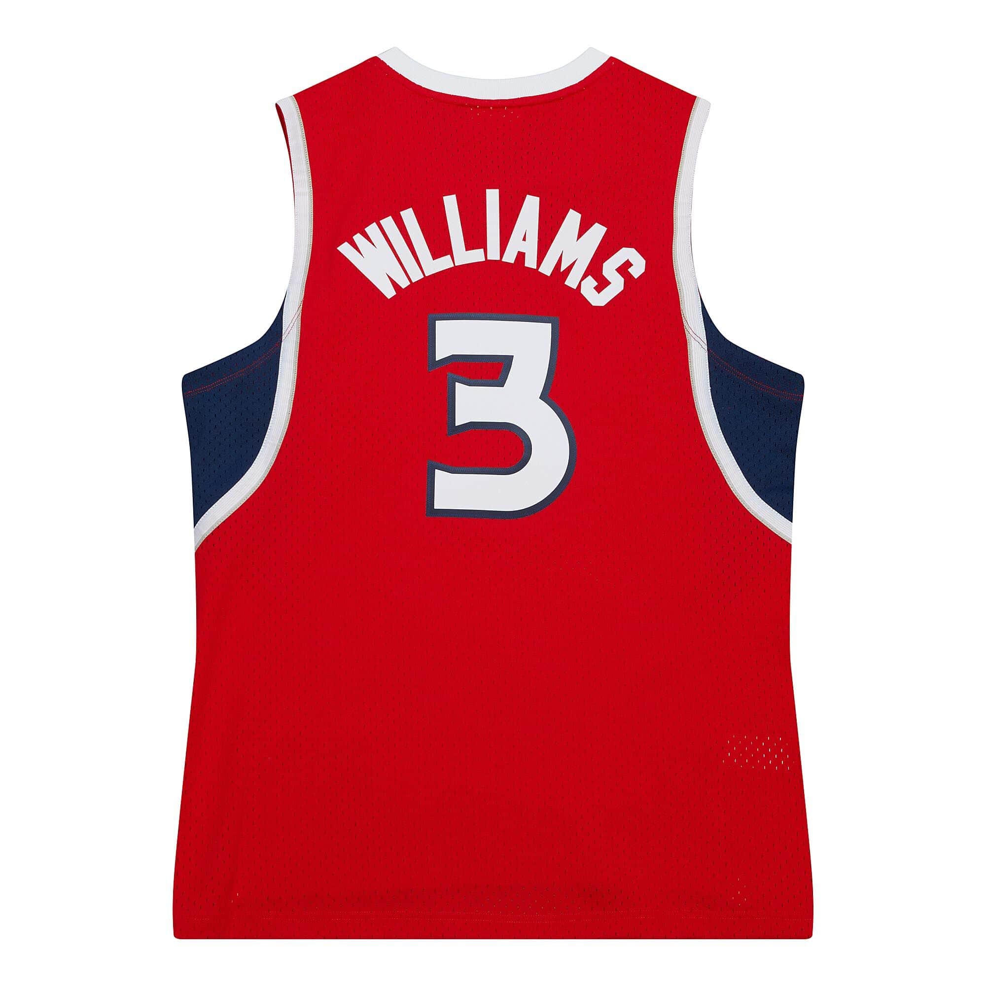 Lou Williams #3 Atlanta Hawks 2013-14 Mitchell & Ness Alternate Swingman NBA Jersey Red
