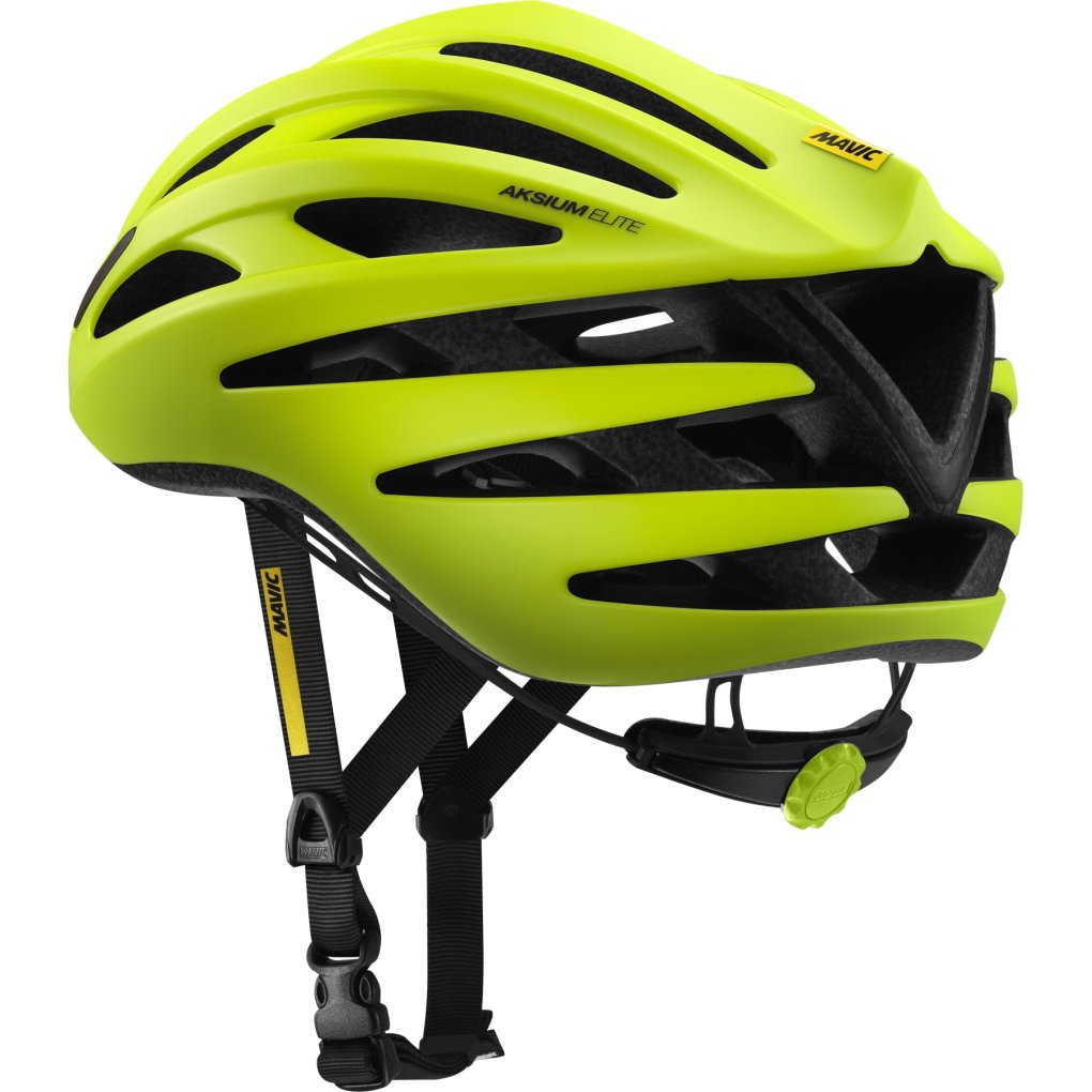Mavic Aksium Elite Helmet - safety yellow/black