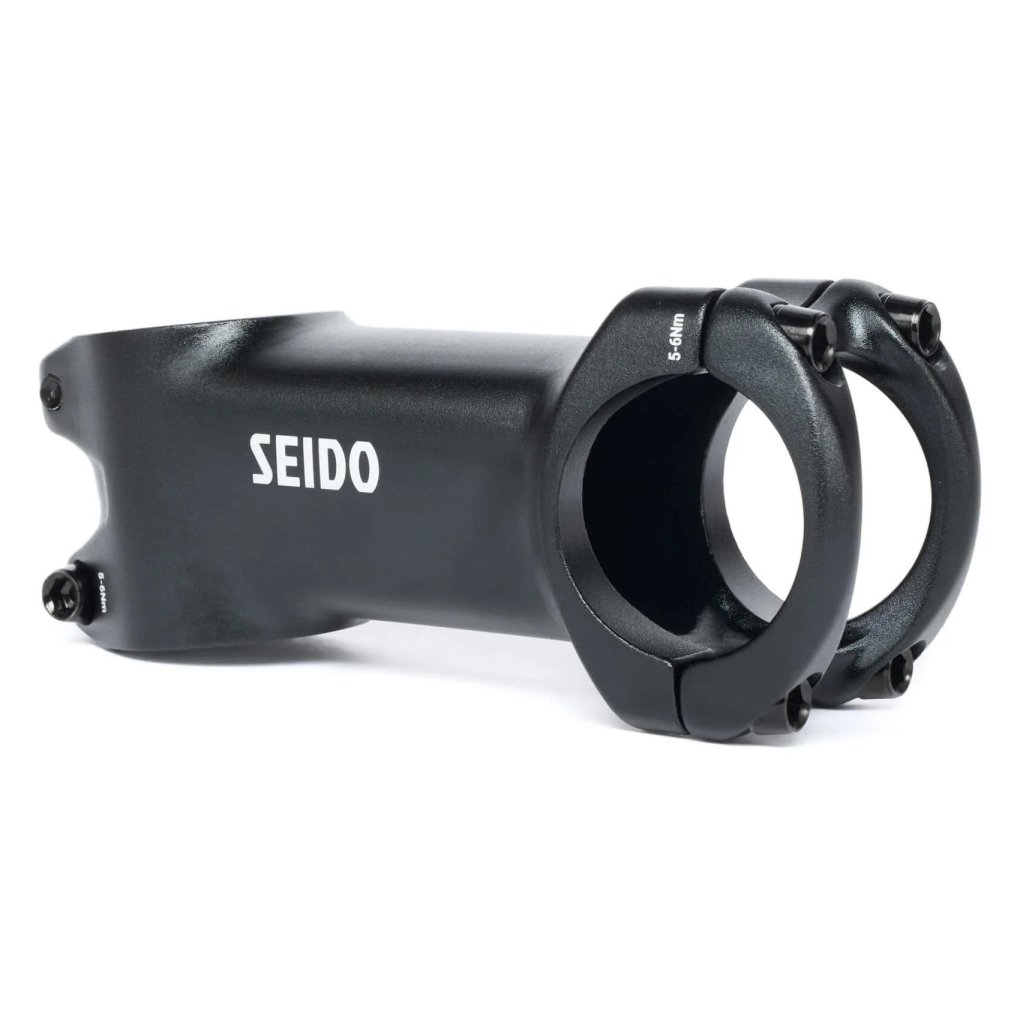 SEIDO MEANDER Handlebar Stem | Road - 31.8mm - sandblasted black anodized