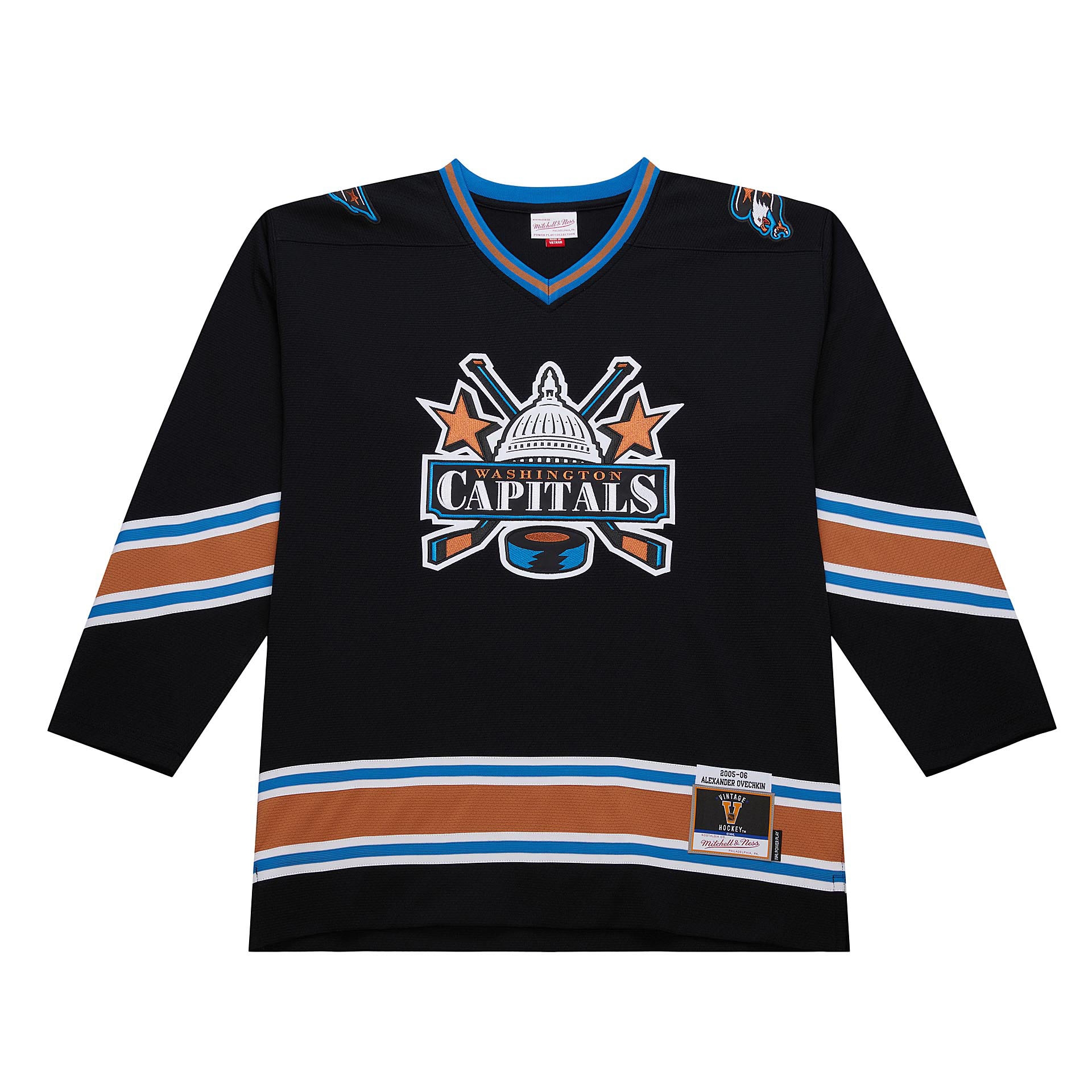 Alex Ovechkin #8 Washington Capitals 2005-06 Premium Power Play NHL Jersey Black
