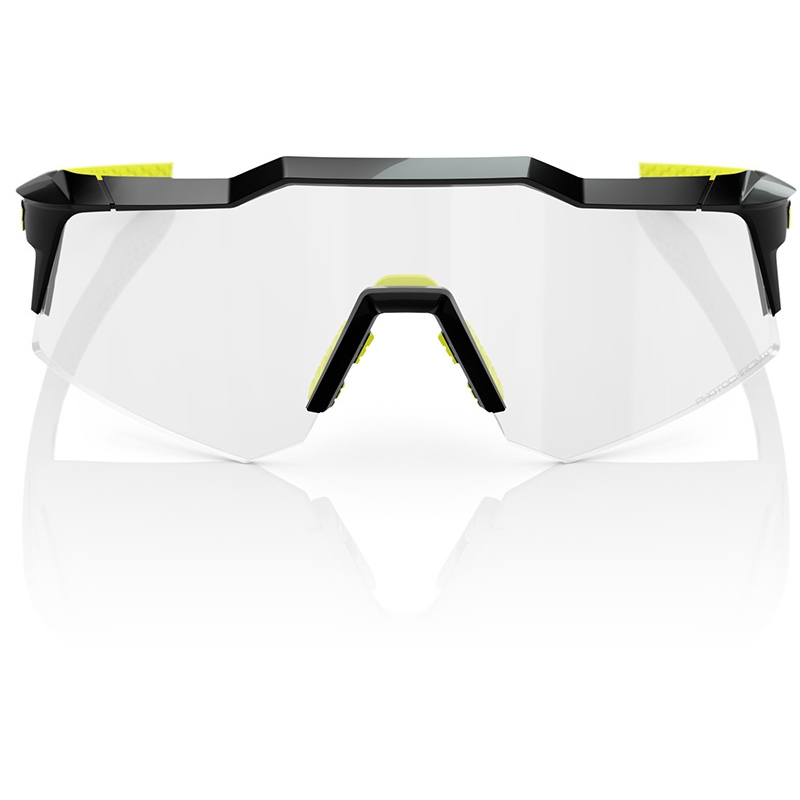 100% Speedcraft XS Photochromic Glasses - Gloss Black