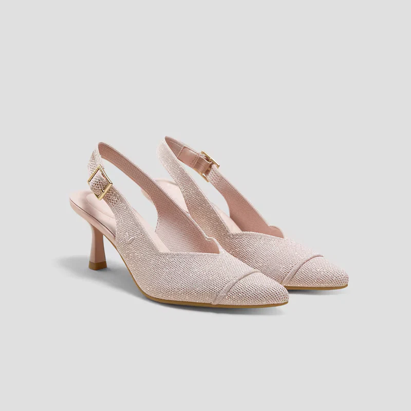 Pointed-Toe Slingback Heels (Addison)