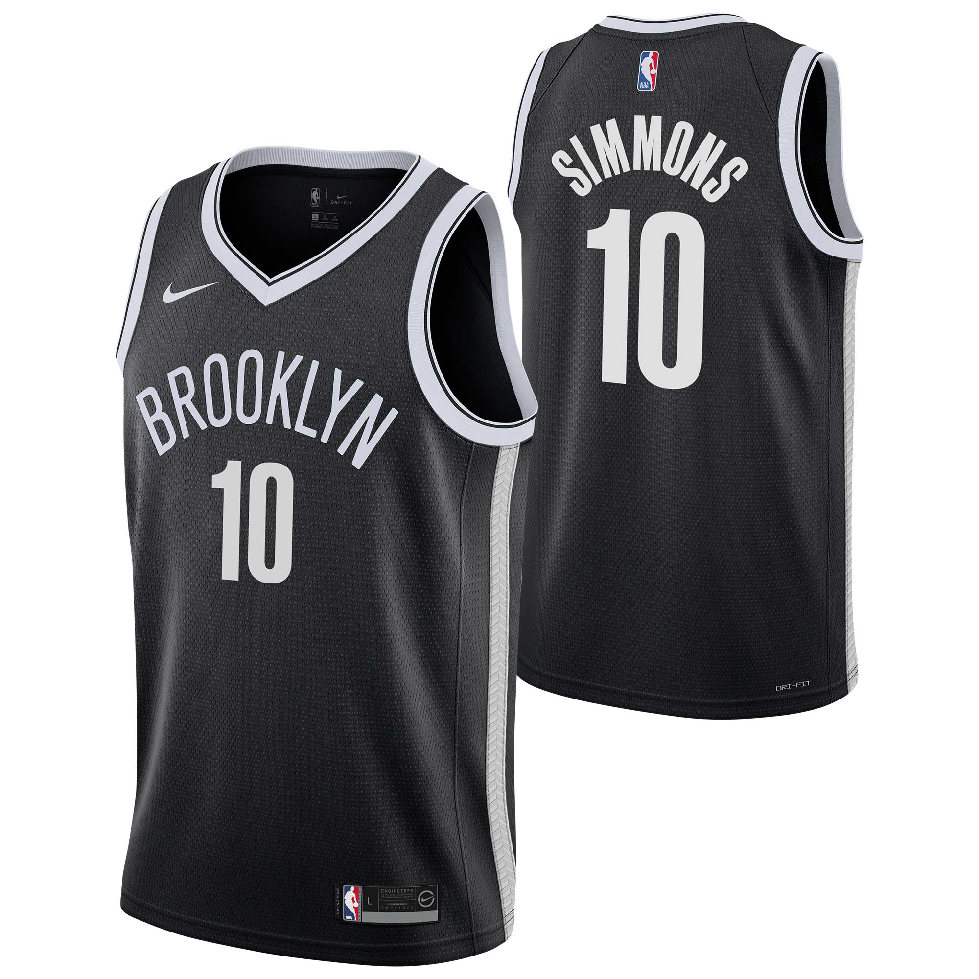 Ben Simmons #10 Brooklyn Nets Nike Icon Swingman NBA Jersey (YOUTH)