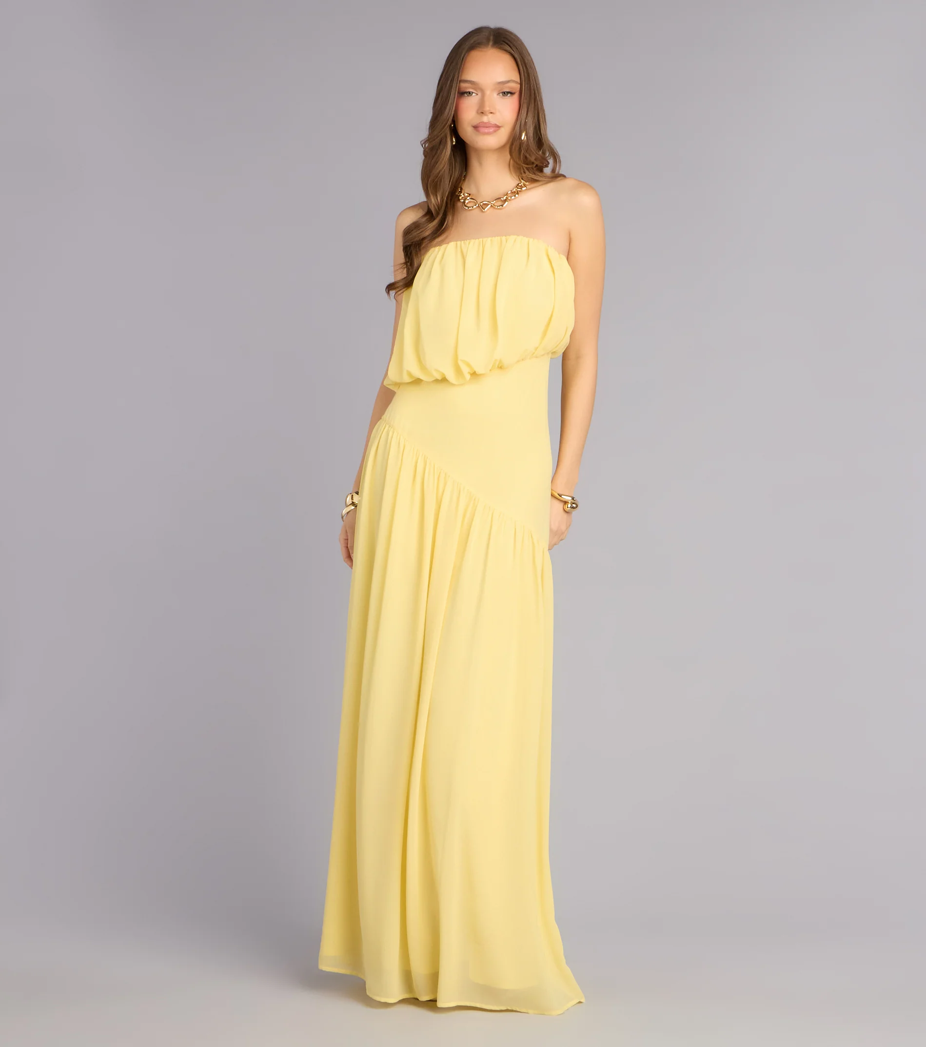 Kensley Chiffon A-Line Formal Dress