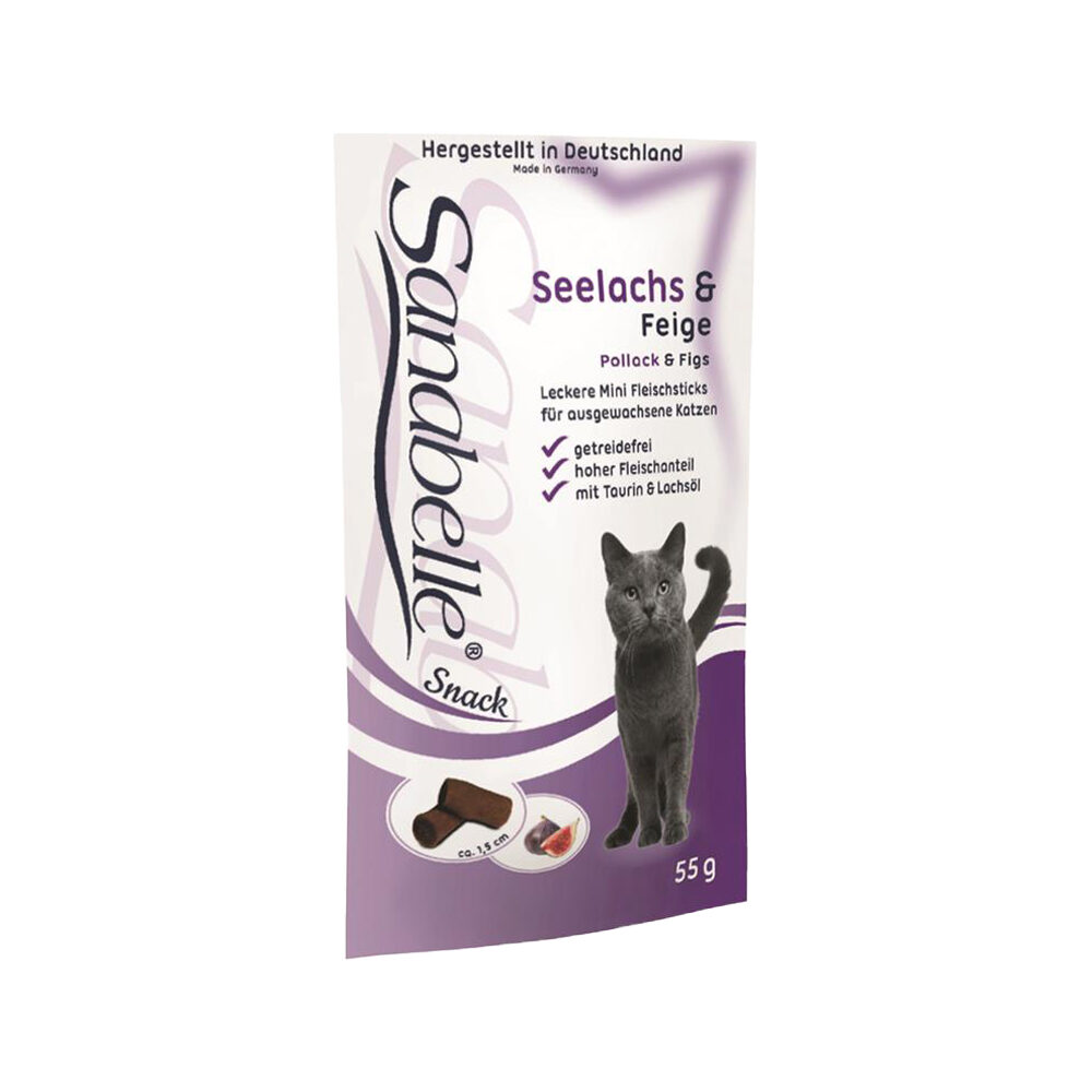 Sanabelle Snack - Coalfish and Fig - 55 g