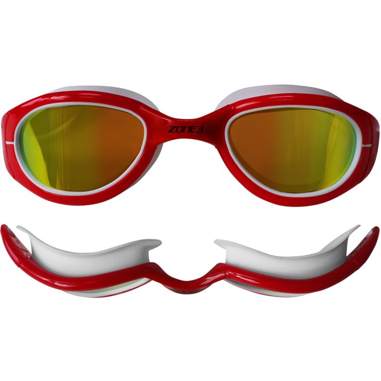 Zone3 Attack Swim Goggles - Polarized - red/white