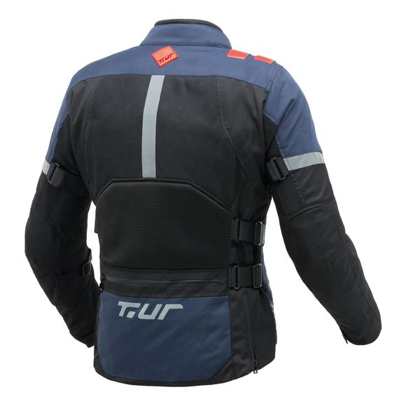 Motorcycle Jacket T.Ur Transfer Hydroscud® - Black / BlueRef: TUR0004