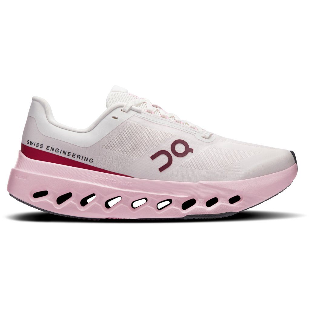 On Cloudsurfer Next Running Shoes Women - Peony | Ivory