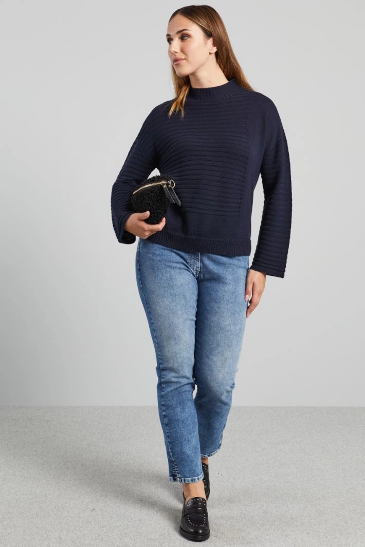 5-pocket slim fit trousers - DENIM LIGHT BLUE