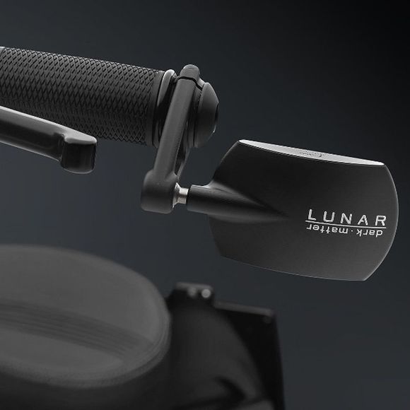 Rizoma Lunar reversible handlebar end mirror (unit) Universal - BlackRef: rz0896 / bs315bm