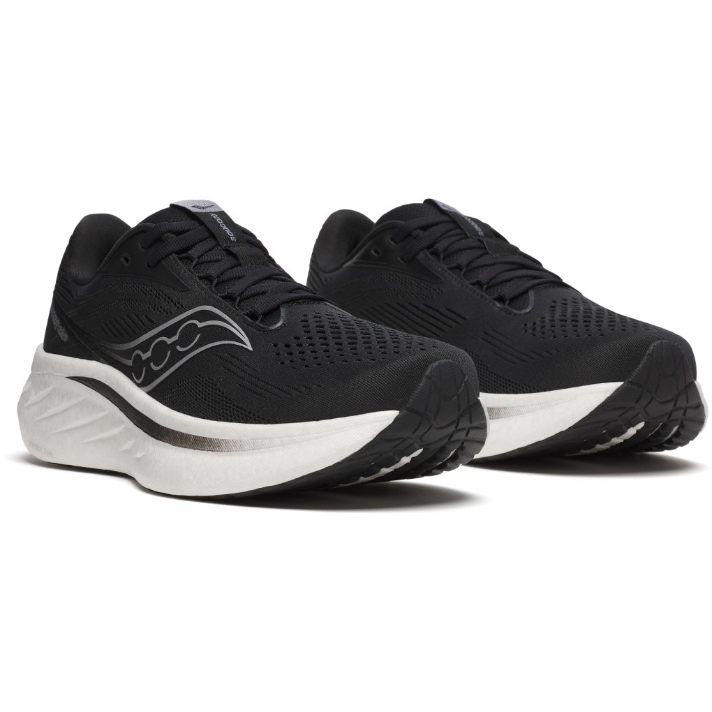 Saucony Ride 18 Running Shoes Women - black/white