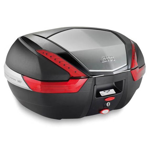 Top case Givi MONOKEY V47 REFLECTEURS ROUGE Universel - NoirRef : GI0448