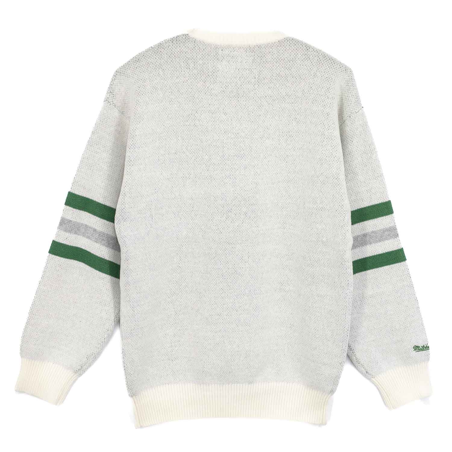 Philadelphia Eagles Mitchell & Ness Retro Helmet NFL Crew Sweater