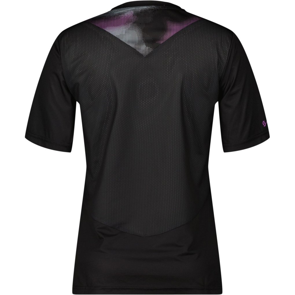 SCOTT Trail Vertic Short Sleeve Tee Women - black/liquid purple