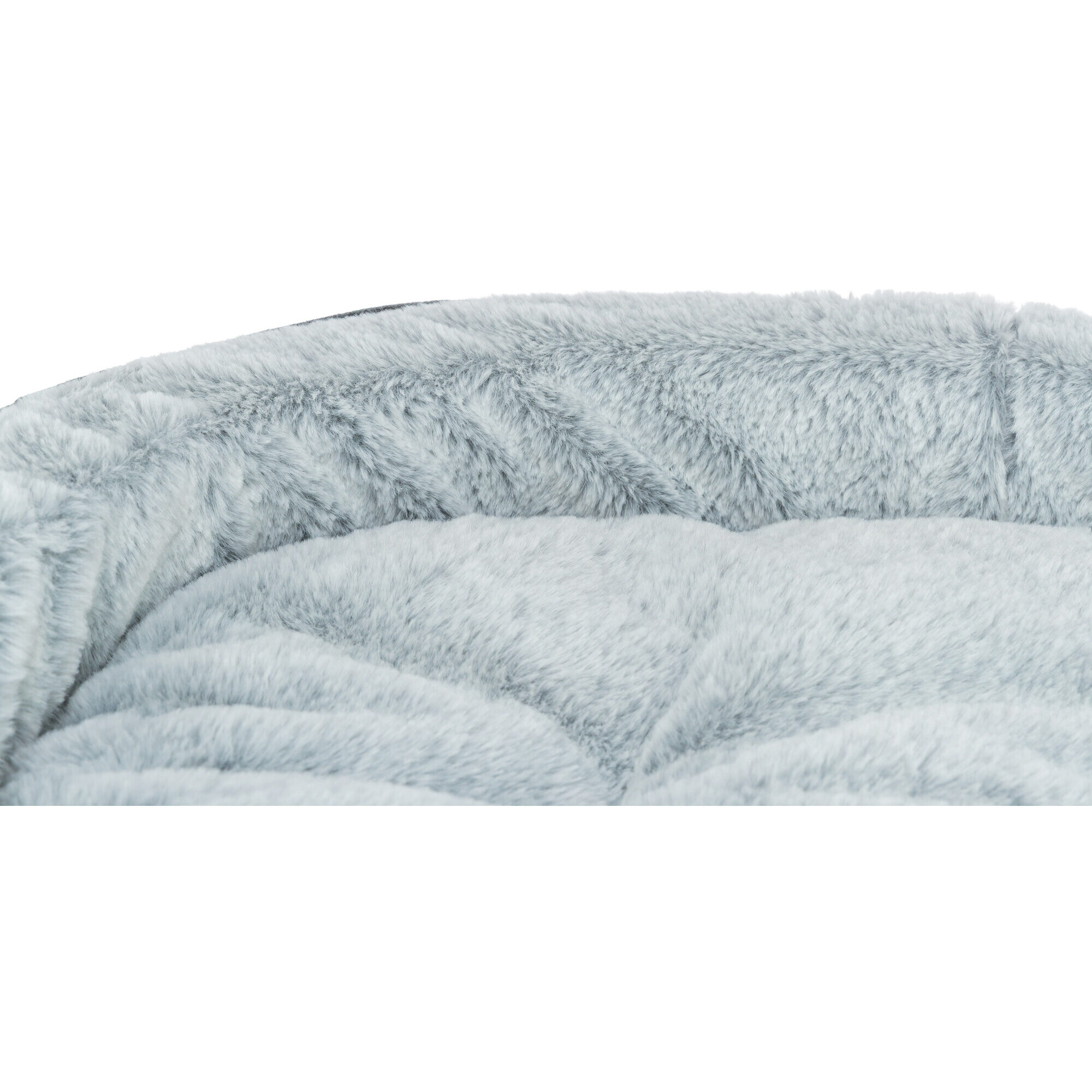 Trixie Vital Lino Soft Oval Bed - Gray - 60 x 45 cm