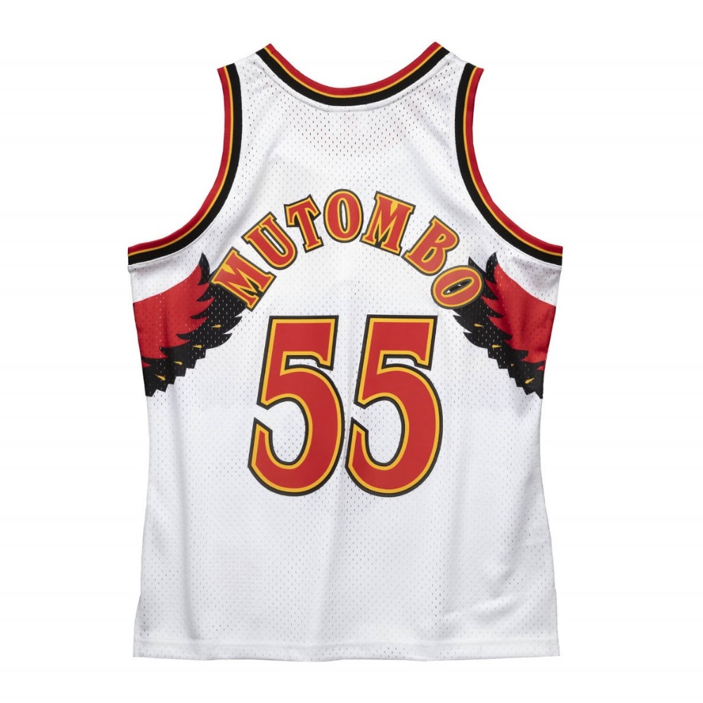 Dikembe Mutombo #55 Atlanta Hawks 1996-97 Swingman NBA Jersey White