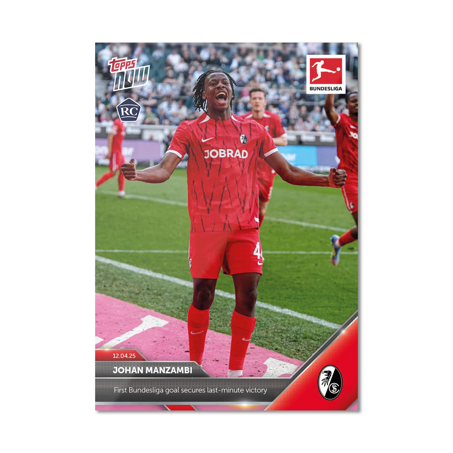 Johan Manzambi - 2024-25 Bundesliga Topps NOW® Card 163