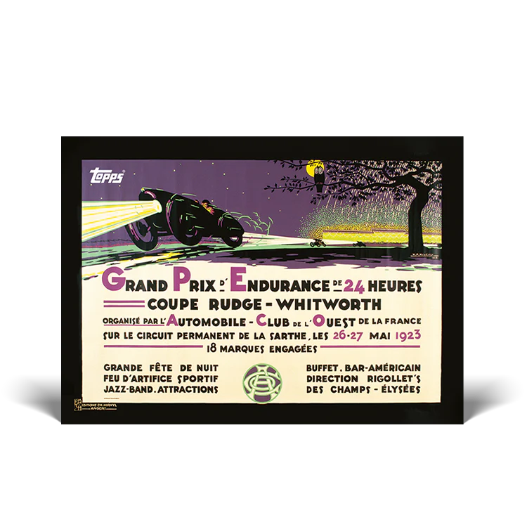 2023 Topps 24H of Le Mans Poster Art #1 - Topps UK