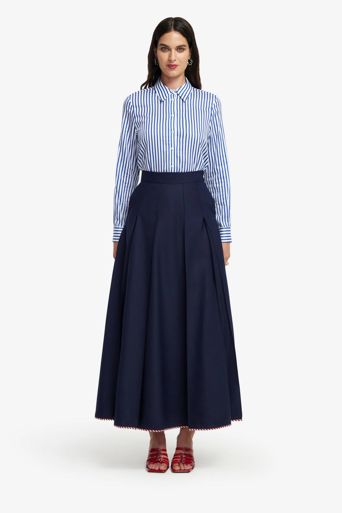 Joslin Maxi Skirt - Indigo