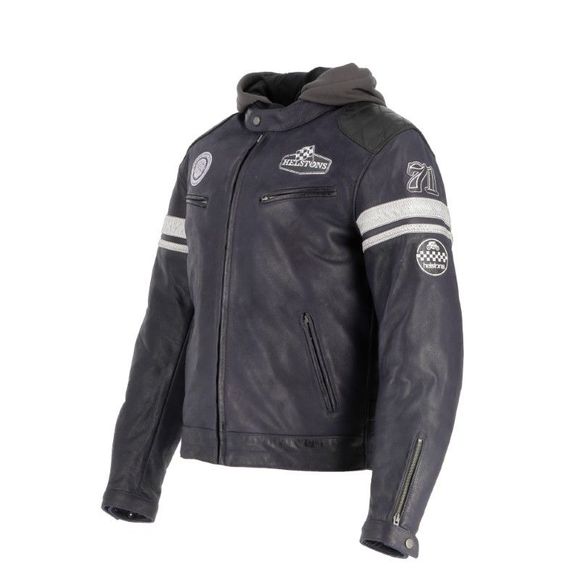 Moto Helstons Riposte - Black JacketRef: Hs1029-C123