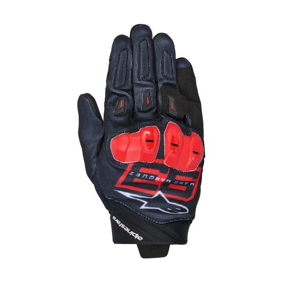 Spx 1 Mm93 - Black / Red Alpinestars GlovesRef: AP3983