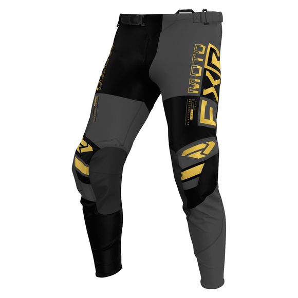 FXR PODIUM PRO BATTALION 2024 cross pants - Black / YellowRef: FXR0569