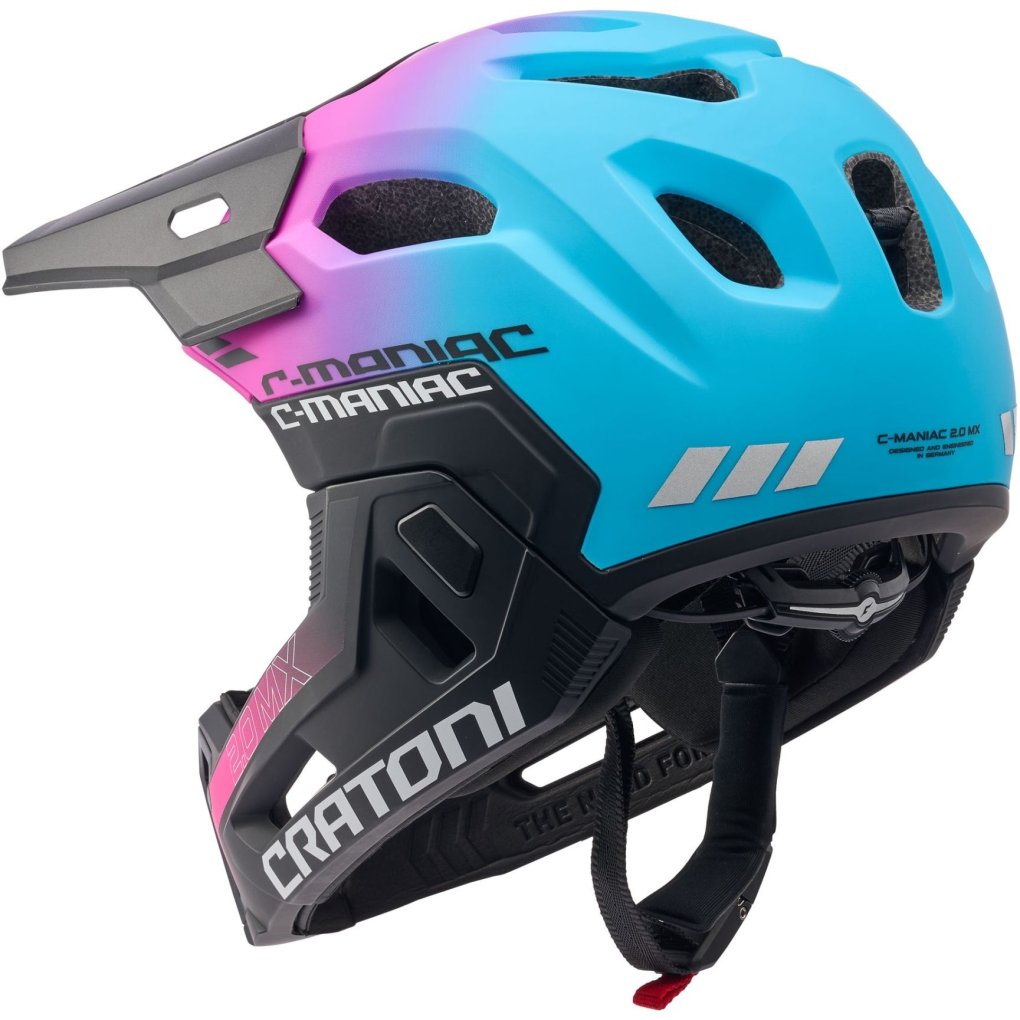 CRATONI C-Maniac 2.0 MX Fullface Helmet - pink-blue matt