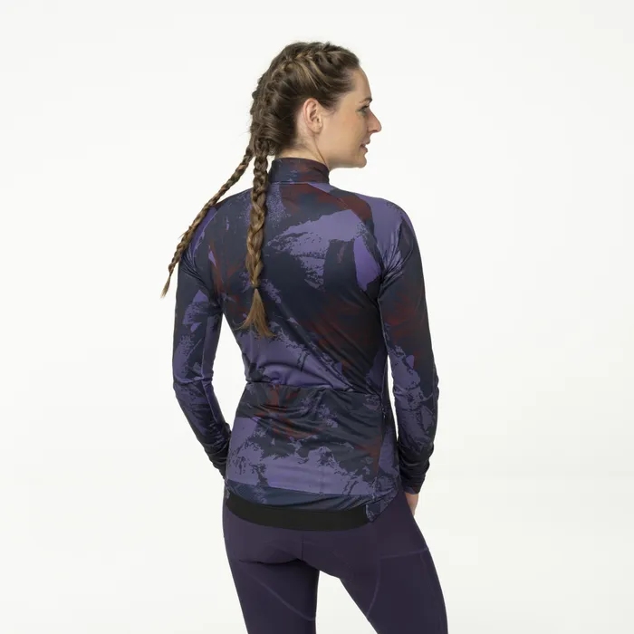 AGU Performance Flower Long Sleeve Jersey Women - purple rain
