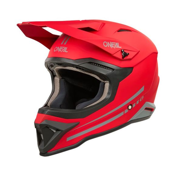 Cross O'Neal 1SRS - Solid 2025 - Black / Red helmetRef: OL2051