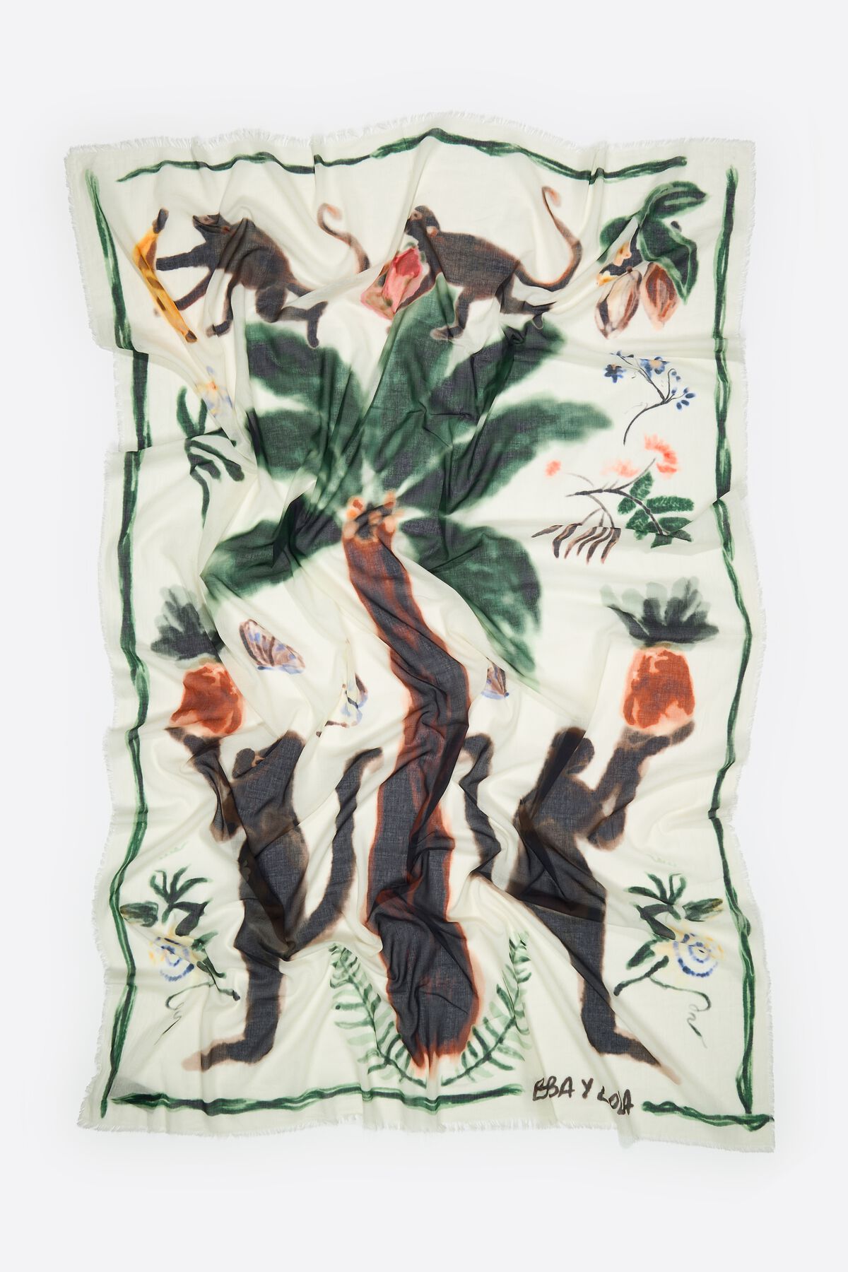 Washed cotton monkey sarong