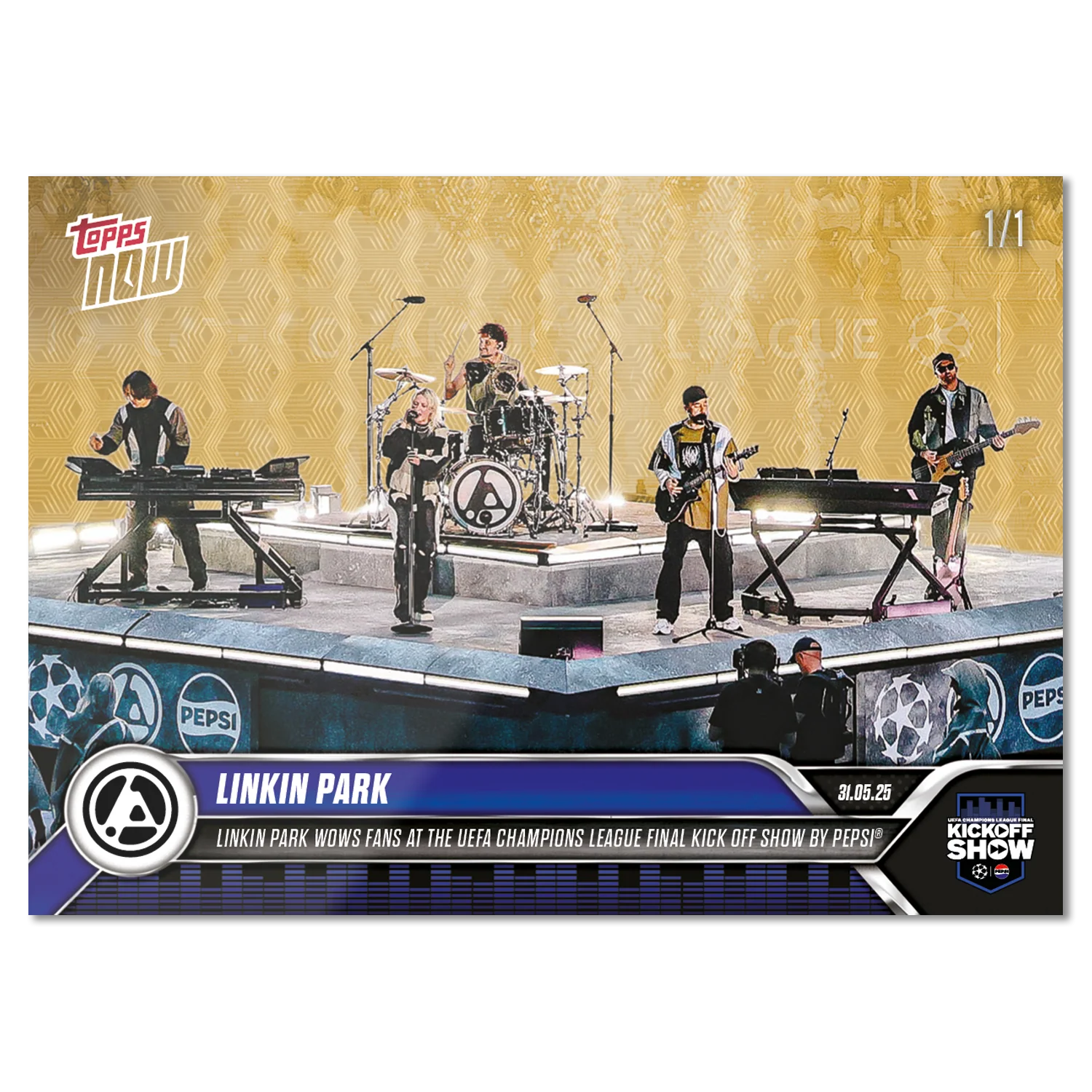 Linkin Park - 2024-25 UCL Topps NOW® - Card 166