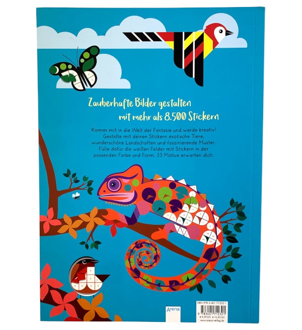 Das grosse Sticker Kreativbuch - Zauberhafte Bilder selbst gestalten