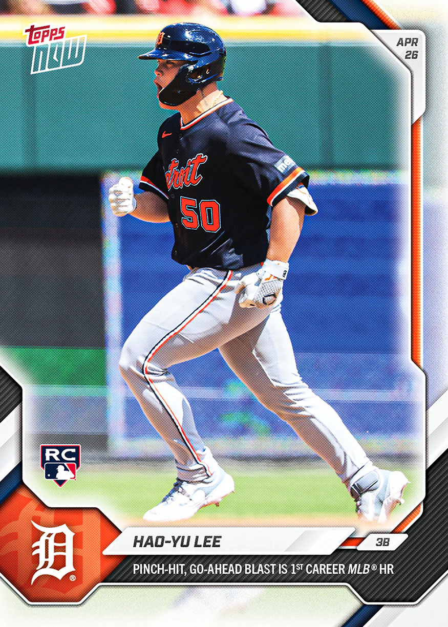 Hao-Yu Lee - 2026 MLB Topps NOW® - Card 131 - PR: 6291