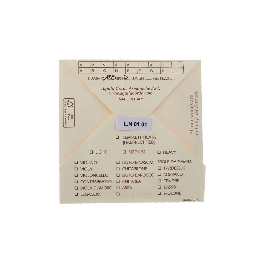 Aquila 155D Wound Nylgut Lute String – Thomann Ireland