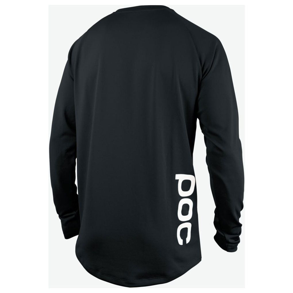 POC Essential Downhill Longsleeve Jersey Men - 1024 Carbon Black