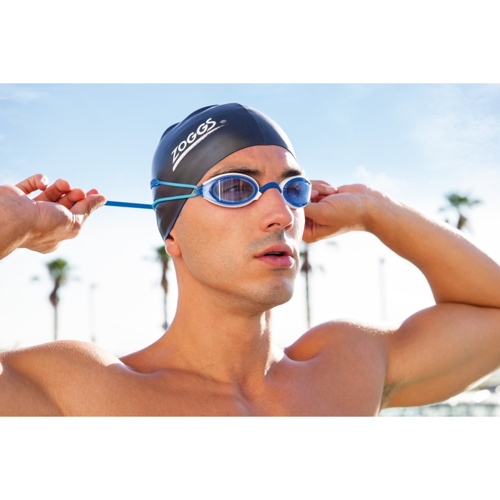 Zoggs Fusion Air Swim Goggles - Black/Black - Tint Smoke