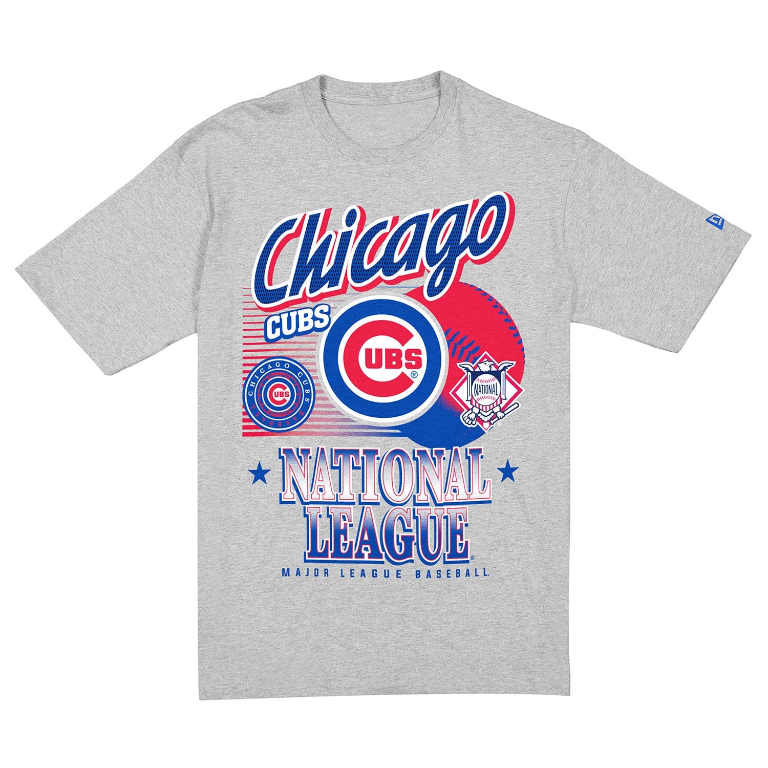 Chicago Cubs Sport Classics Oversized MLB T-Shirt Gray