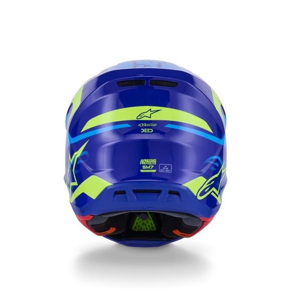Casque cross Alpinestars S-M7 DEED 2025 - Noir / JauneRef : AP4056