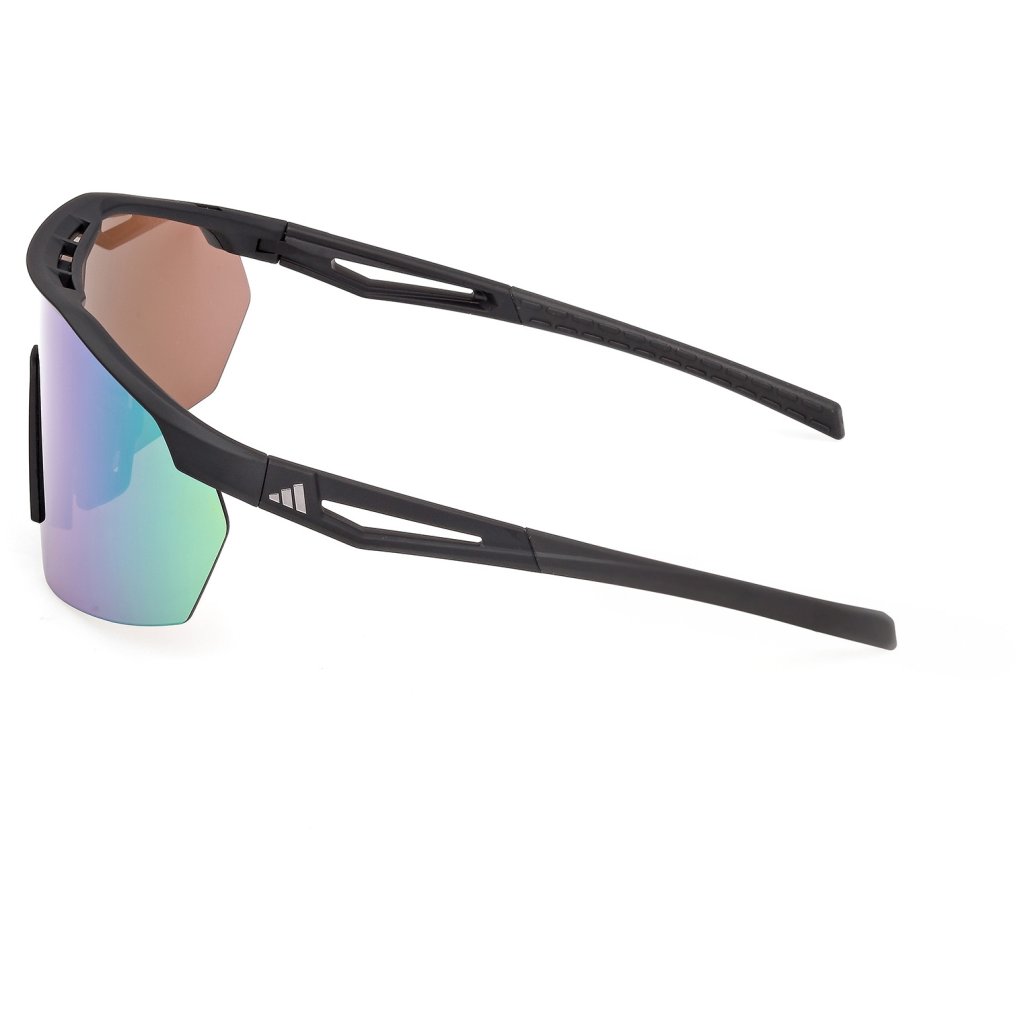 adidas Anemos Light SP0115 Glasses - Matte Black / Green Mirror