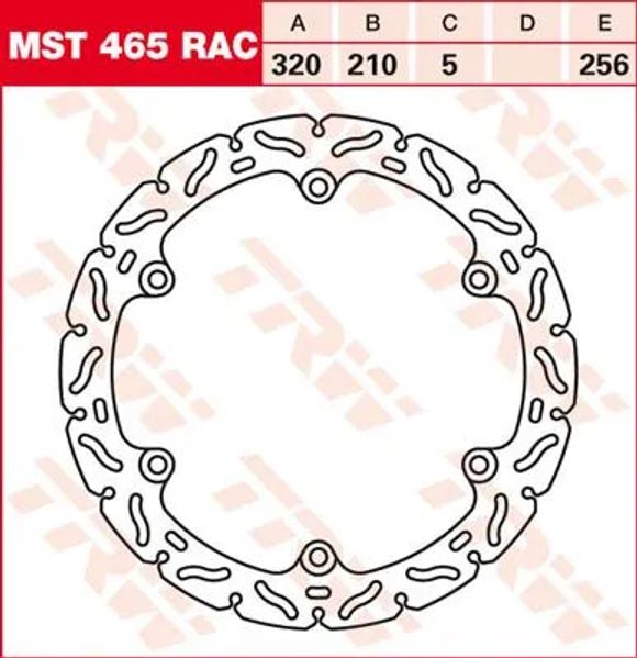 Wave Trw brake disc RAC seriesRef: Trw00475A / 17102693