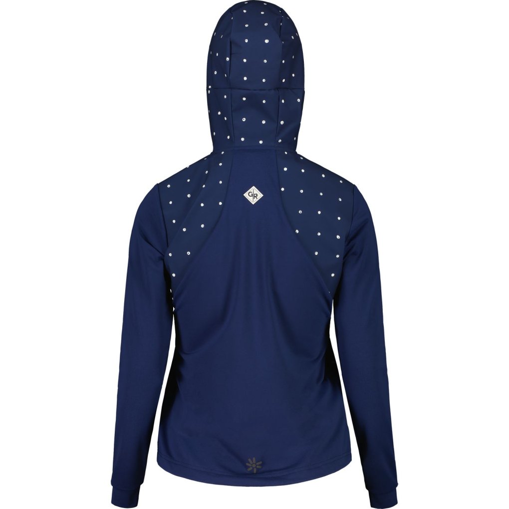 Maloja SennesM. Printed Nordic Hybrid Softshell Jacket Women - night sky bubbledots 8896