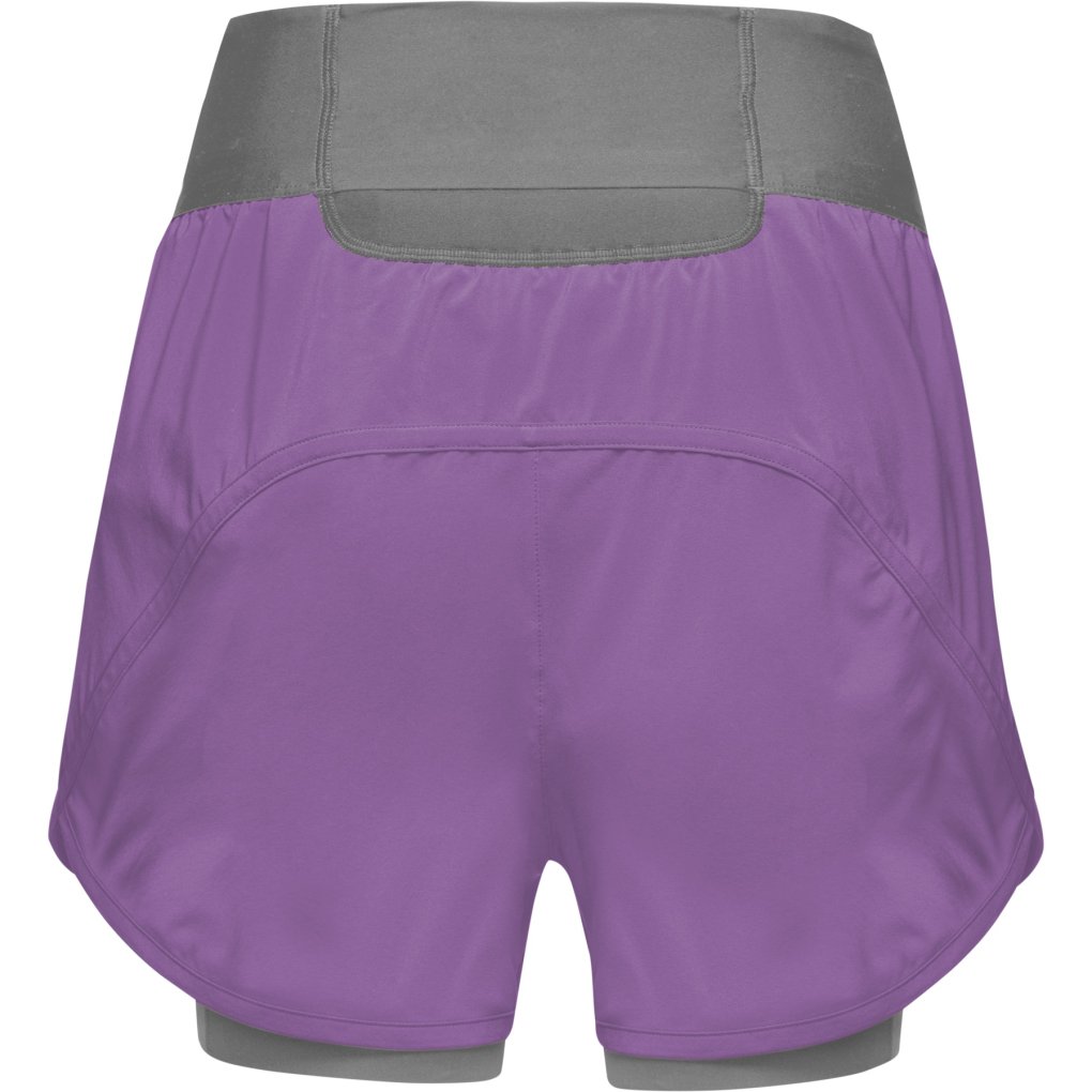 GOREWEAR Concurve 2in1 Shorts Women - scrub purple/lab gray BXBF