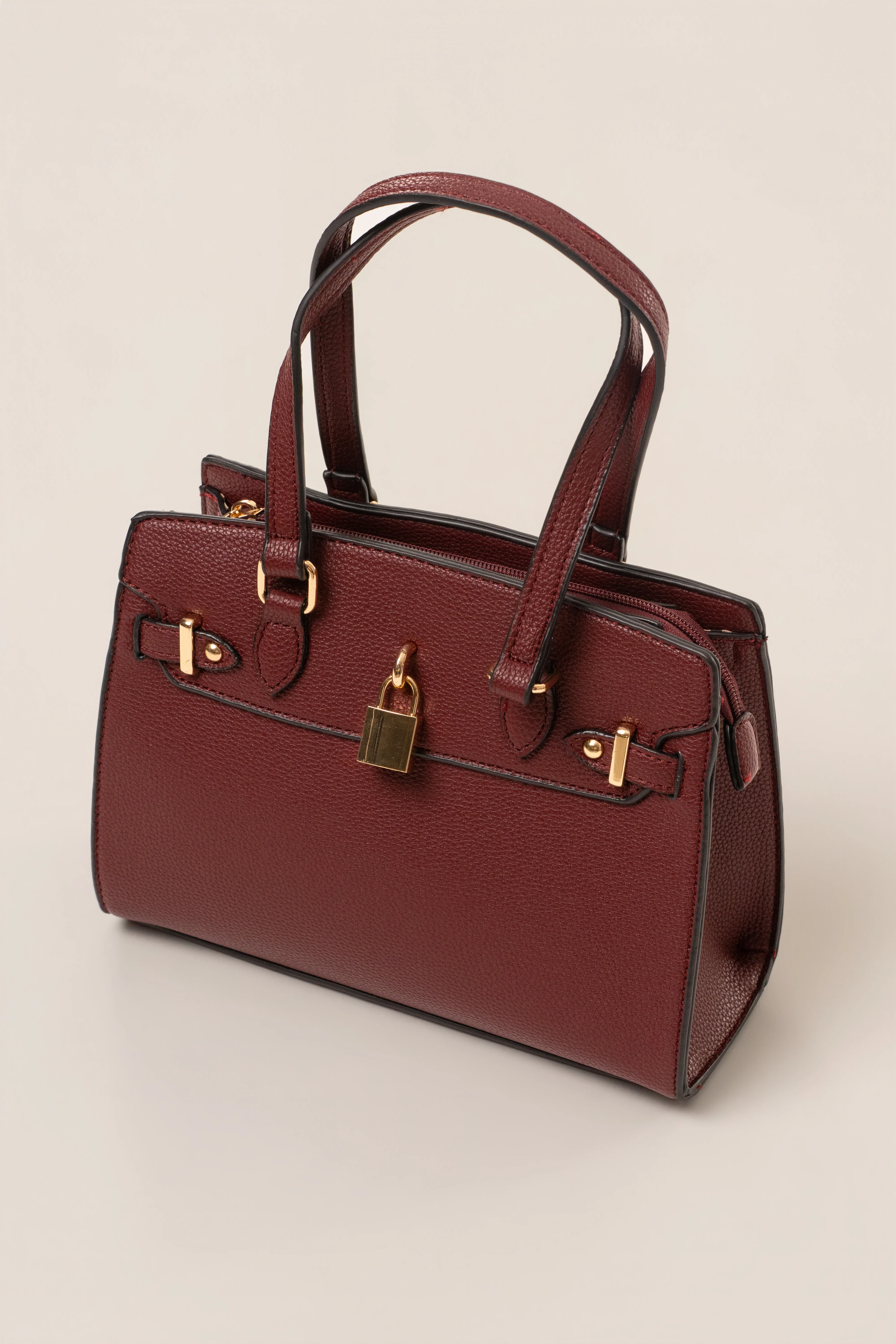 Burgundy Alva Handbag