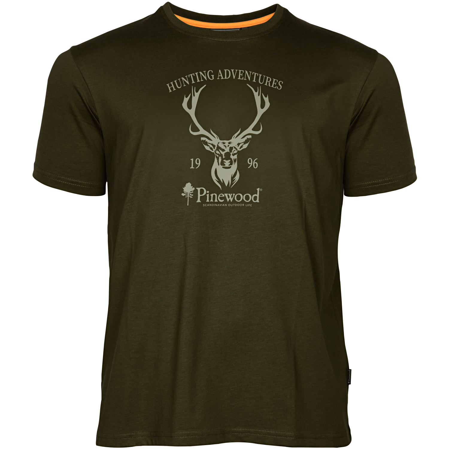 Pinewood Red Deer T-Shirt For Men (Green)