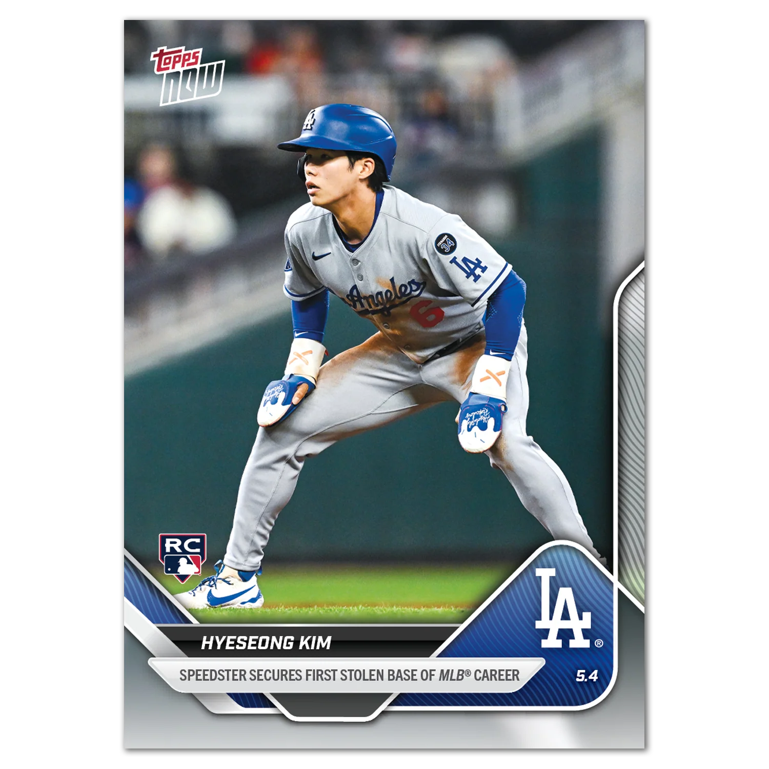 Hyeseong Kim - 2025 MLB Topps NOW® - Card 143