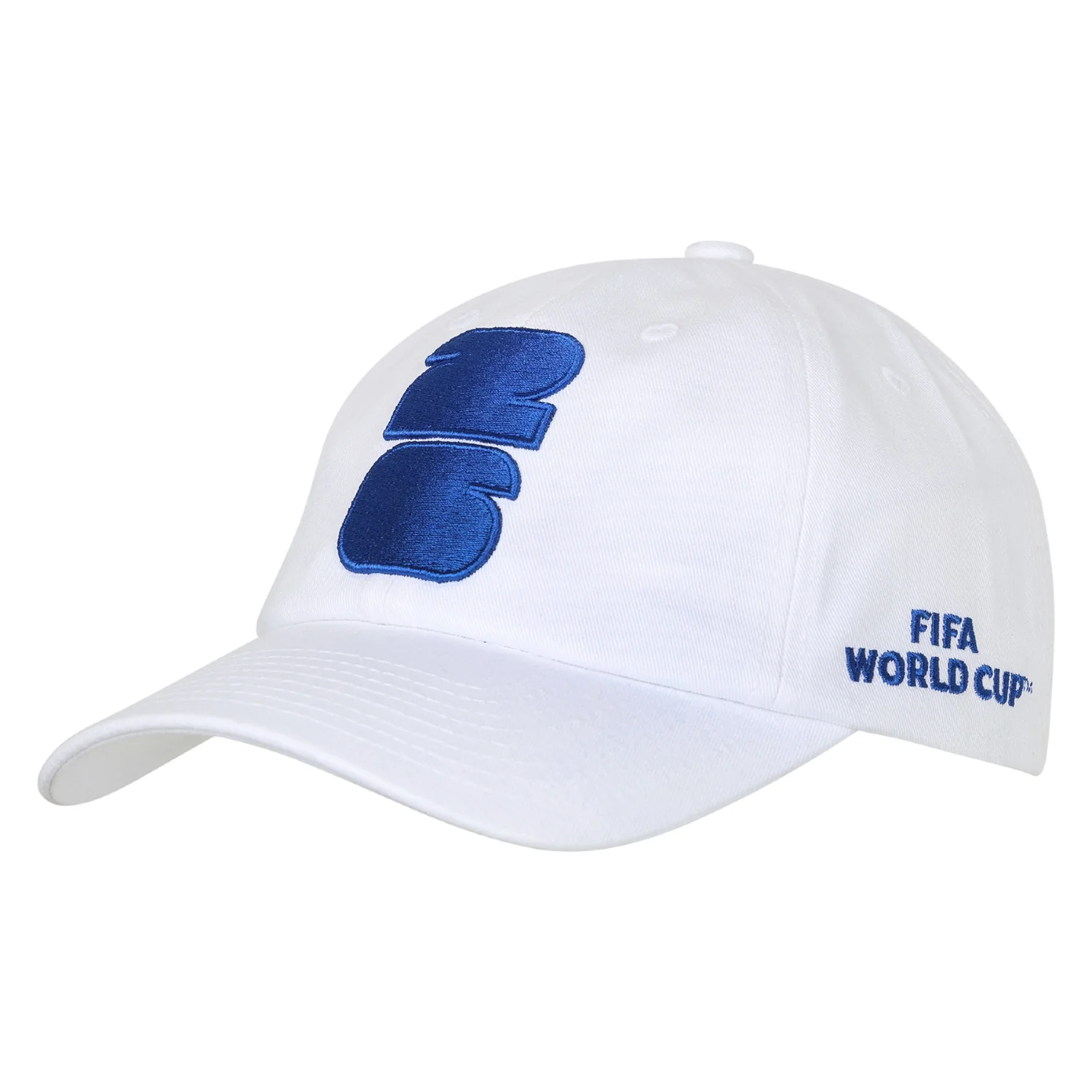 2026 Soccer Fan Collection Emblem White Cap
