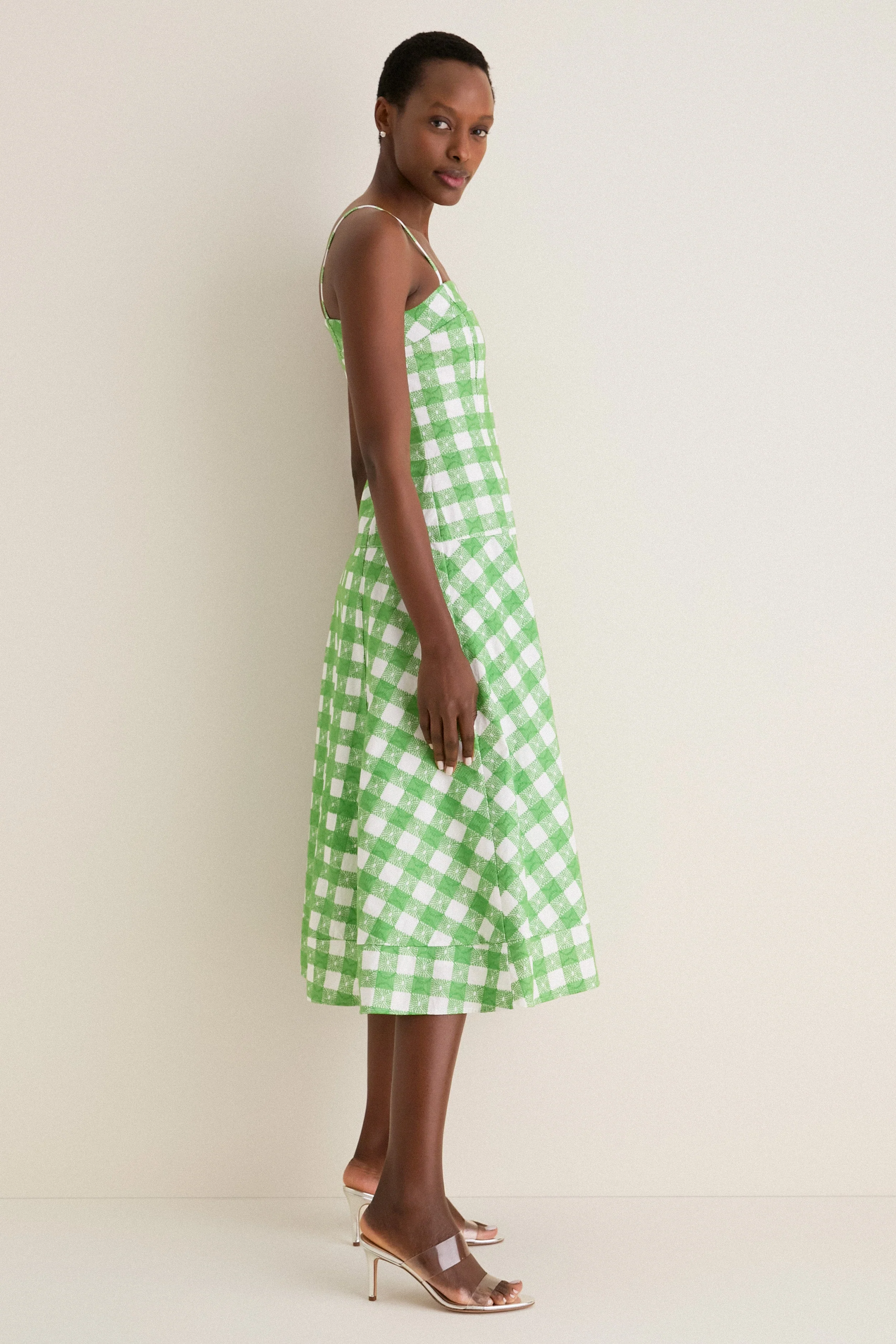 Grass Green Drop Me a Note Dress
