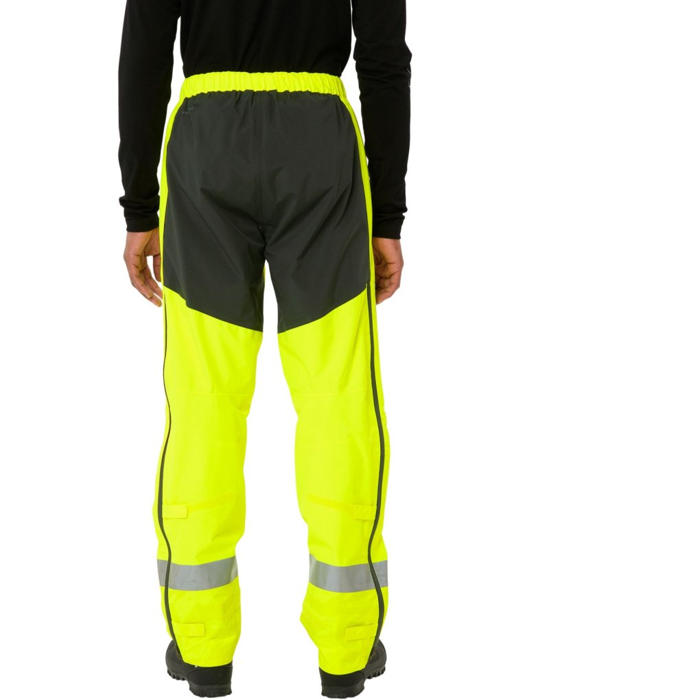 Vaude Luminum Rain Pants Men - neon yellow