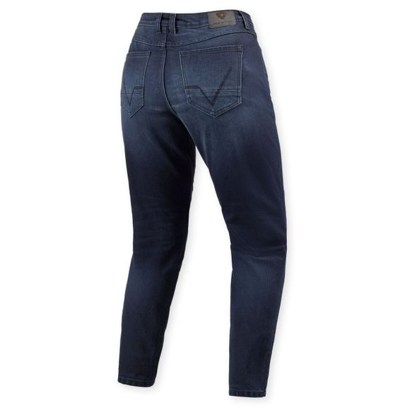Jean Moto Rev it Harper Ladies - Tapered - Black / BlueRef: RI1698