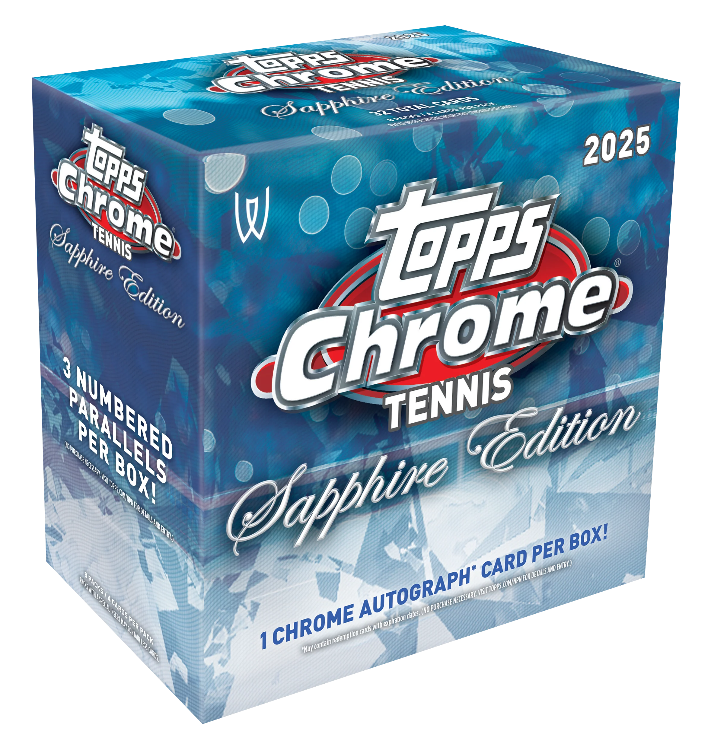 2025 Topps Chrome® Tennis Sapphire Edition - Hobby Box